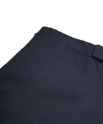 RALPH LAUREN BLUE LABEL - Navy Textured Weave Dress Pants With Side Tabs - 36W