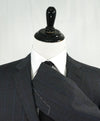 RALPH LAUREN PURPLE LABEL - Gray & Blue Plaid Windowpane “Anthony” Suit - 42L