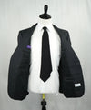 RALPH LAUREN PURPLE LABEL - Gray & Blue Plaid Windowpane “Anthony” Suit - 42L