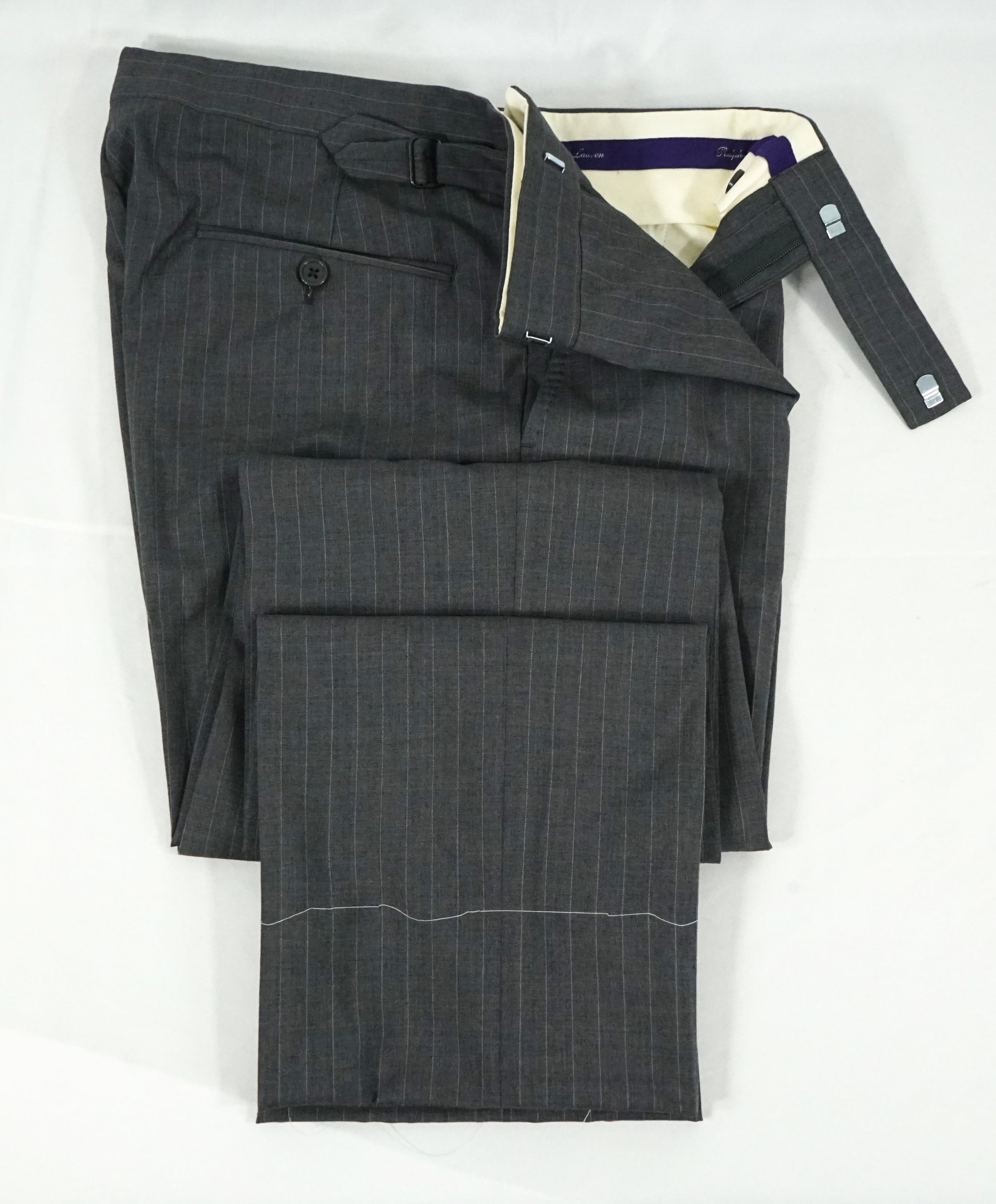 90s Ralph Lauren purple label ギャバジンスラックス - パンツ