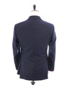 RALPH LAUREN BLUE LABEL "POLO" - Navy Wool Twill Suit With Side Tabs - 40R