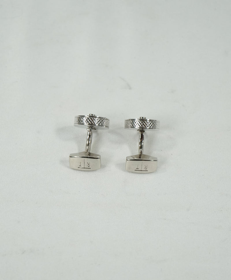 TATEOSSIAN - RT Gray Pulley Cufflinks With Grey Carbon Fibre -