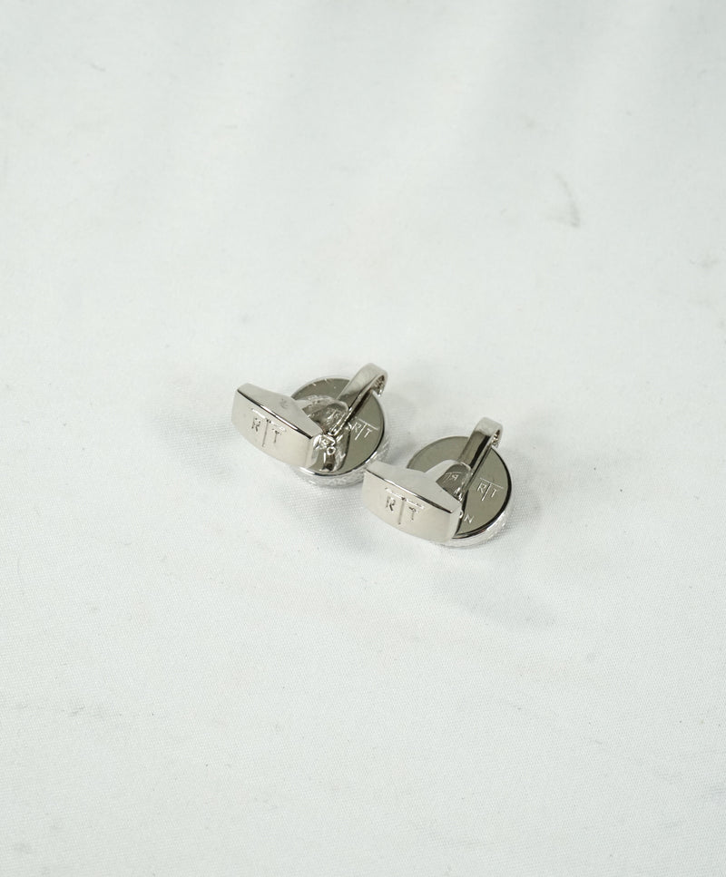TATEOSSIAN - RT Gray Pulley Cufflinks With Grey Carbon Fibre -