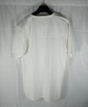 Rag & Bone - “Horizontal Stitch” Loose Fashion Fit Cotton White V-Neck Tee - M