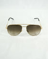 YVES SAINT LAURENT -YSL "Classic 11"Gold Logo Engraved Aviators Sunglasses -55-14 140