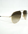 YVES SAINT LAURENT -YSL "Classic 11"Gold Logo Engraved Aviators Sunglasses - 55-14 140