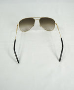 YVES SAINT LAURENT -YSL "Classic 11" Gold Logo Engraved Aviators Sunglasses - 55-14 140