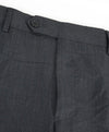SAKS FIFTH AVE -Charcoal Wool & Silk MADE IN ITALY Flat Front Dress Pants -  42W