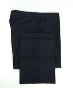 SAKS FIFTH AVE - Navy Wool / Silk MADE IN ITALY Flat Front Dress Pants - 30W