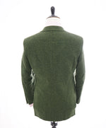 SAKS 5TH AVE BY HICKEY FREEMAN - Green Flannel Wool Blazer -  44L