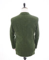 SAKS 5TH AVE BY HICKEY FREEMAN - Green Flannel Wool Blazer -  42R