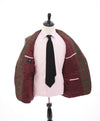 SAKS 5TH AVE BY HICKEY FREEMAN - Madras Multi-Color Plaid Flannel Blazer - 42R