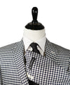 SAKS 5TH AVE BY HICKEY FREEMAN - Navy & Ivory Houndstooth Wool Blazer - 46L
