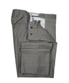 SAKS FIFTH AVENUE -  Gray Textured Made In Italy Dress Pants - 38W