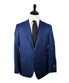 SAKS FIFTH AVENUE / ERMENEGILDO ZEGNA- Slim Cobalt Blue Wool/Silk Blazer- 40R
