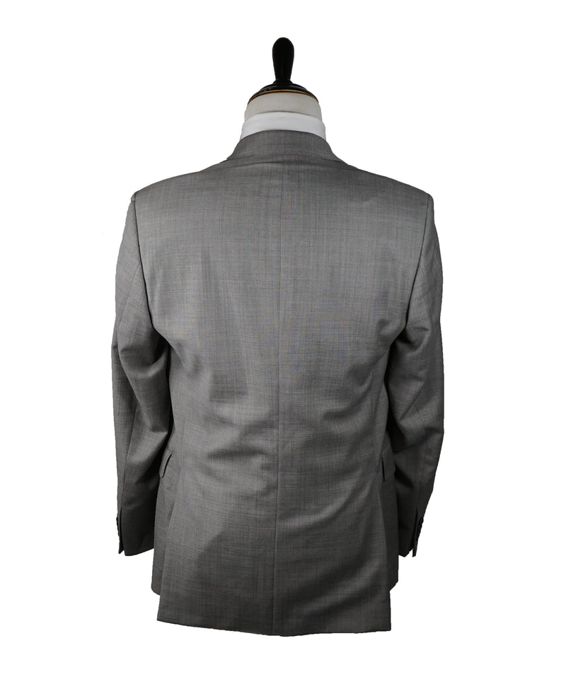 SAKS FIFTH AVENUE ERMENEGILDO ZEGNA CLOTH - Gray Textured Made in Italy Blazer- 40L
