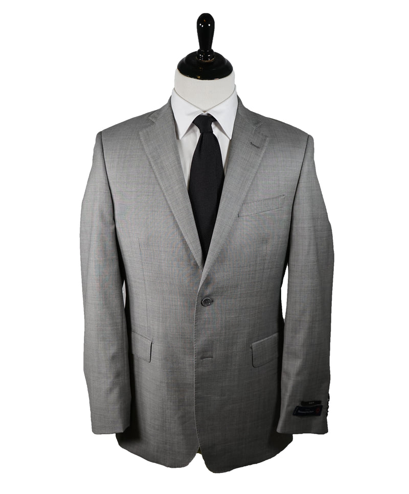 SAKS FIFTH AVENUE ERMENEGILDO ZEGNA CLOTH - Gray Textured Made in Italy Blazer- 40L
