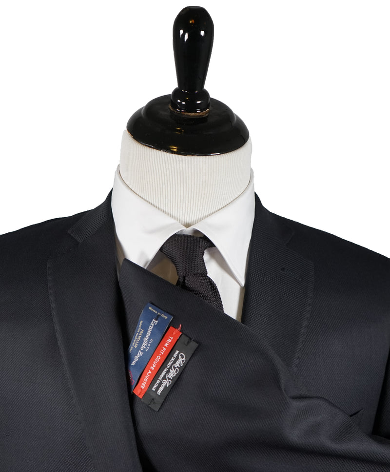 SAKS FIFTH AVENUE ERMENEGILDO ZEGNA CLOTH - Navy Twill Made in Italy Blazer- 40R