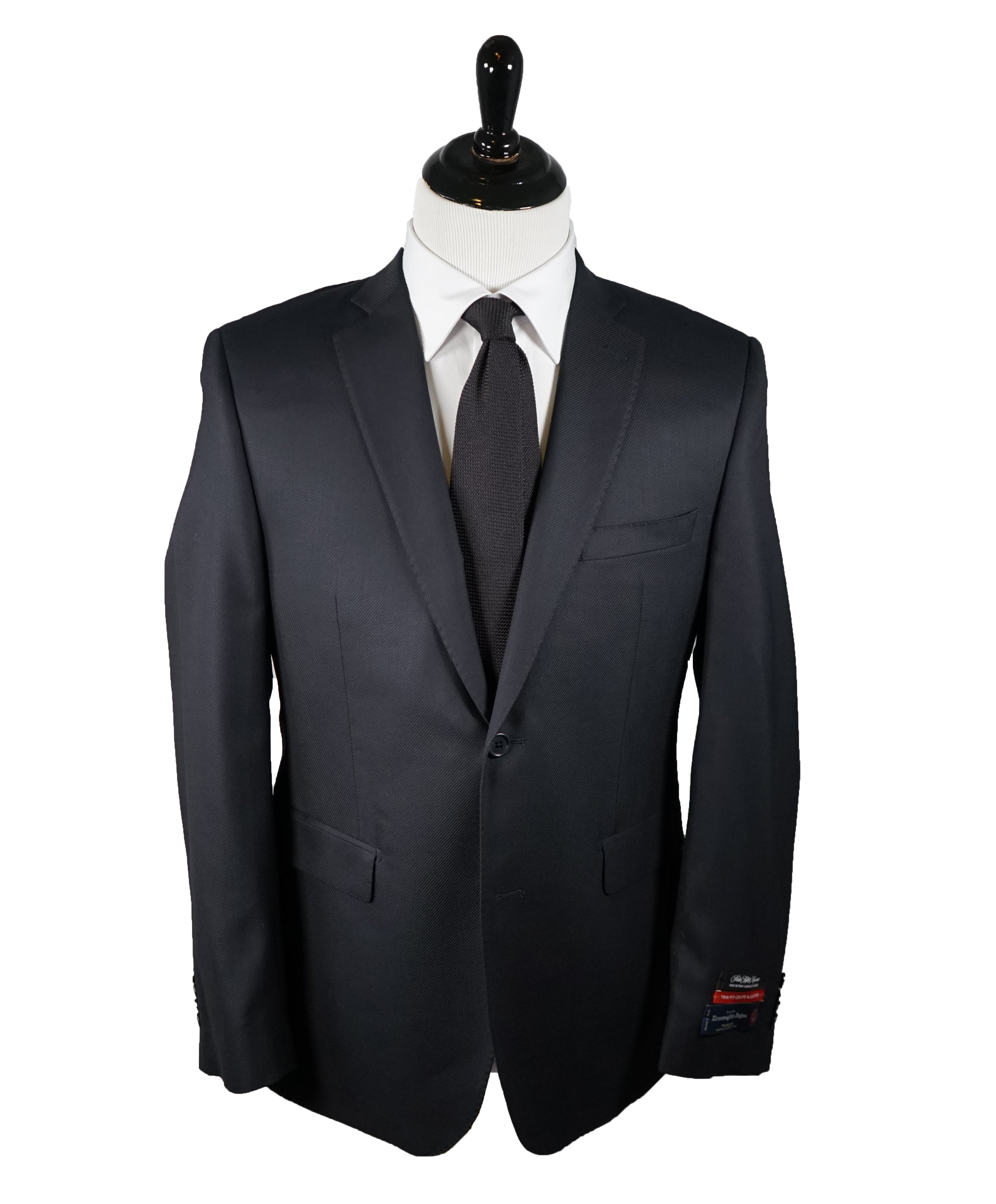 SAKS FIFTH AVENUE ERMENEGILDO ZEGNA CLOTH - Navy Twill Made in Italy Blazer- 40R