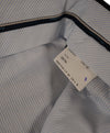 SAKS FIFTH AVE - Black Stripe Wool MADE IN ITALY Flat Front Dress Pants - 34W
