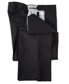 SAKS FIFTH AVE - Black Stripe Wool MADE IN ITALY Flat Front Dress Pants - 34W