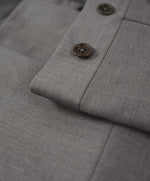 SAKS FIFTH AVE - Gray Wool MADE IN ITALY Flat Front Dress Pants - 38W