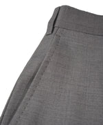 SAKS FIFTH AVE - Gray Wool MADE IN ITALY Flat Front Dress Pants -  38W