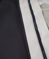 SAKS FIFTH AVE - Navy Wool & Silk MADE IN ITALY Flat Front Dress Pants - 36W