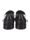 $780 SALVATORE FERRAGAMO - “Destin” Black Loafer With Engraved Bit - 8 D