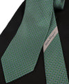SALVATORE FERRAGAMO - Green Gancini Print Tie  -