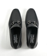 SALVATORE FERRAGAMO - “GRANDIOSO Gancini Bit Loafer Black Leather - 9.5 D