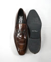 SALVATORE FERRAGAMO - “Dinamo” 2 Tone Gancini Brown Bit Leather Loafers - 11.5 D