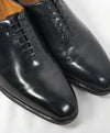 SALVATORE FERRAGAMO - “CARMELO” Whole-Cut Black Oxfords - 9.5 D