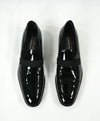 SALVATORE FERRAGAMO - "Antoane" Black Patent Leather Tipped Loafer - 8.5