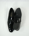SALVATORE FERRAGAMO - "Antoane" Black Patent Leather Tipped Loafer - 8.5
