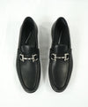 SALVATORE FERRAGAMO - “Mason” Pebbled Leather Logo Bit Loafers - 9 D