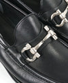 SALVATORE FERRAGAMO - “Mason” Pebbled Leather Logo Bit Loafers - 7 D