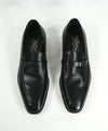 SALVATORE FERRAGAMO - “Destin” Black Slip-On Loafer With Engraved Bit - 9 D