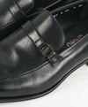SALVATORE FERRAGAMO - “Destin” Black Slip-On Loafer With Engraved Bit - 9 D