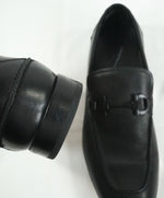 SALVATORE FERRAGAMO -“Davis” Black Slip-On Loafer With Engraved Bit - 10.5 D