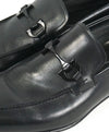 SALVATORE FERRAGAMO -“Davis” Black Slip-On Loafer With Engraved Bit - 10.5 D