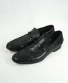 SALVATORE FERRAGAMO -“Davis” Black Slip-On Loafer With Engraved Bit - 10.5 D