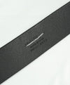 SALVATORE FERRAGAMO - Black On Black Oversized Leather Gancini Belt - 36W