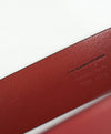 SALVATORE FERRAGAMO - Red & Gold Oversized Leather Gancini Belt - 38W