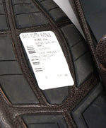 SALVATORE FERRAGAMO - “Parigi” Brown Grained Pebbled Leather Loafers - 11 EE