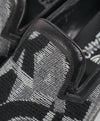 SALVATORE FERRAGAMO -LOGO Monogram Wool Leather Slip On Smoking Loafers - 7 EE