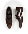 SALVATORE FERRAGAMO - “Dinamo” Two Tone Gancini Bit Brown Leather Loafers - 10.5