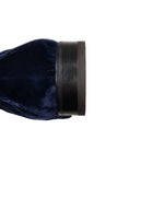SALVATORE FERRAGAMO - Velvet "DANNY 2" Loafers Royal Blue Sardegna Buckle  - 10.5D