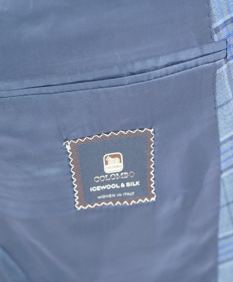 SAMUELSOHN - "COLOMBO" Plaid Check Wool/Silk Blend Premium Grade Blazer - 44R