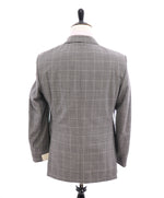 SAMUELSOHN - Notch Lapel "Performance" Gray Windowpane Check Suit - 42R